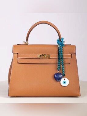 MAYAMAR EVil Eye LOVE Bag Charm NEW in Pouch